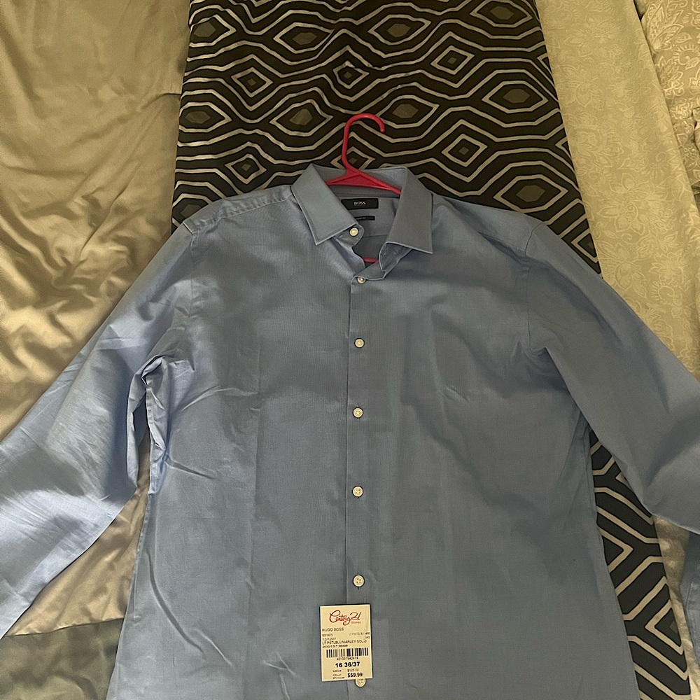 Hugo boss dress shirt brand new never worn w tags 16 36/37